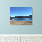 Detroit Lake, Oregon Canvas Afdruk (Insitu (Houten vloer))