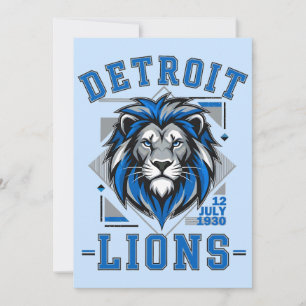 Detroit Lions voetbal Kaart