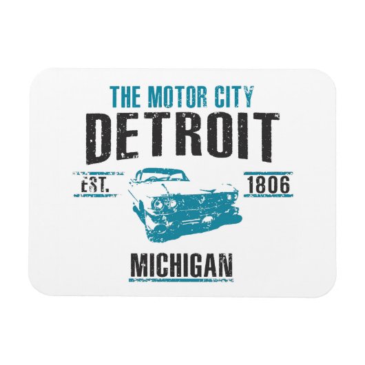 Detroit Magneet (Horizontaal)