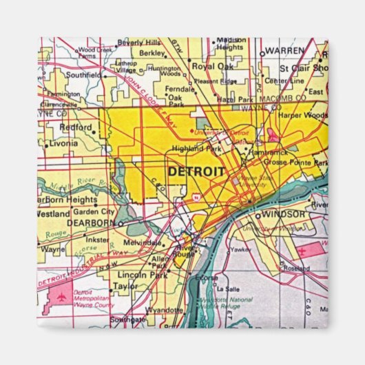 Detroit Magneet (Voorkant)