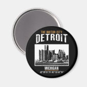 Detroit Magneet (Voorkant / Achterkant)