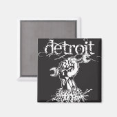 Detroit Magnet Magneet (Voorkant / Achterkant)