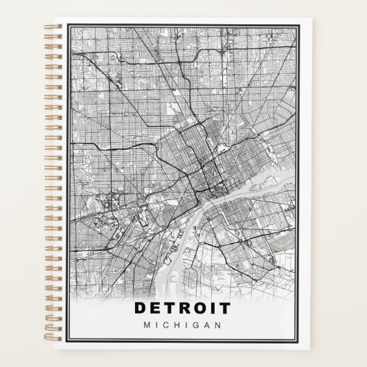 Detroit Map Planner (Voorkant)