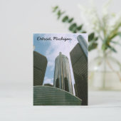 Detroit Mi Post Card Briefkaart (Staand voorkant)
