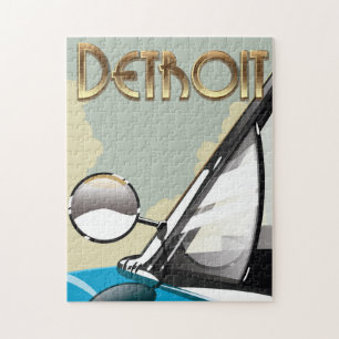 Detroit Michigan autoreisposter Legpuzzel