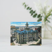 Detroit, Michigan, Bird's Eye Uitzicht, Briefkaart (Staand voorkant)