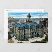 Detroit, Michigan, Bird's Eye Uitzicht, Briefkaart (Voorkant / Achterkant)