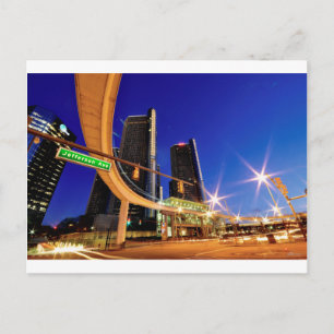 Detroit Michigan Jefferson Avenue Briefkaart