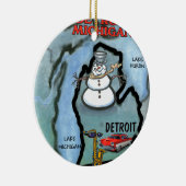 Detroit Michigan Keramisch Ornament (Rechts)