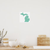 Detroit, Michigan Love Poster (Keuken)