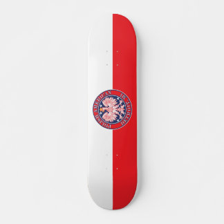 Detroit Michigan Polish Eagle Skateboard