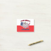 Detroit Michigan Polish Post-it® Notes (Op bureau)