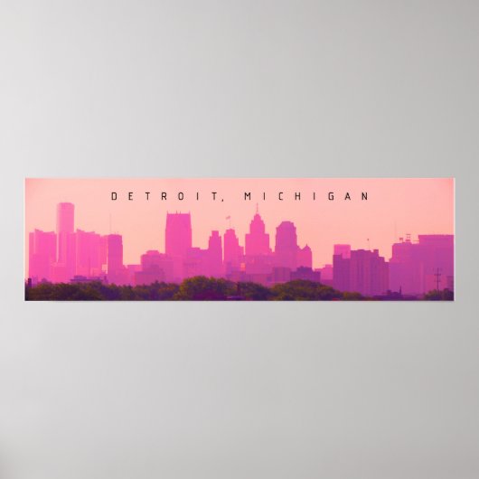 Detroit, Michigan Poster (Voorkant)