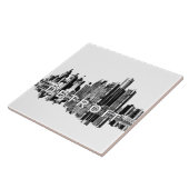 Detroit, Michigan skyline Tegeltje (Zijkant)