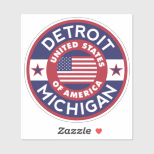 DETROIT, Michigan Sticker