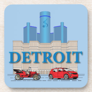 Detroit Michigan Verenigde Staten Bier Onderzetter