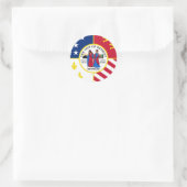 Detroit, Michigan, Verenigde Staten Ronde Sticker (Tas)