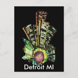 DETROIT MINI PLANET BRIEFKAART