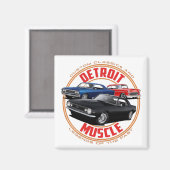 DETROIT-MOSEL MAGNEET (Voorkant / Achterkant)