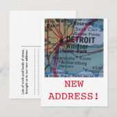 Detroit Nieuwe aankondiging adres (Voorkant / Achterkant)
