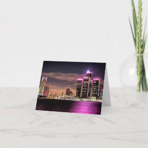 Detroit Notecard Kaart