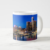 Detroit octobre Skyline Mug (Devant droit)