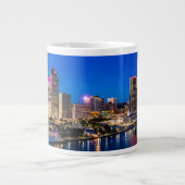 Detroit octobre Skyline Mug (Devant)