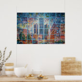 Detroit op My Mind I - Canvas Print (Keuken)