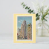  Detroit Penobscot Building Briefkaart (Staand voorkant)