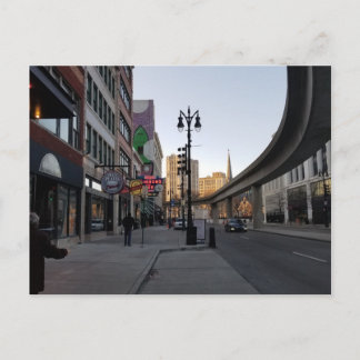 Detroit people mover post card briefkaart