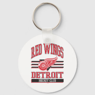 Detroit Red Wings Hockey Club Grijs Officieel Geli Sleutelhanger