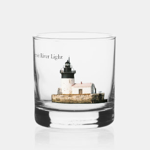 Detroit River Light glass Whisky Glas