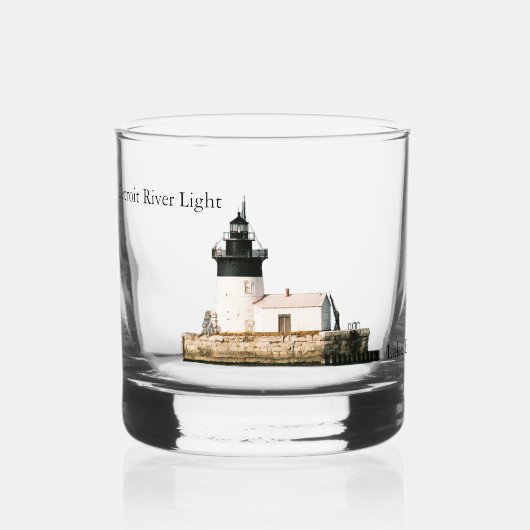 Detroit River Light glass Whisky Glas (Voorkant)