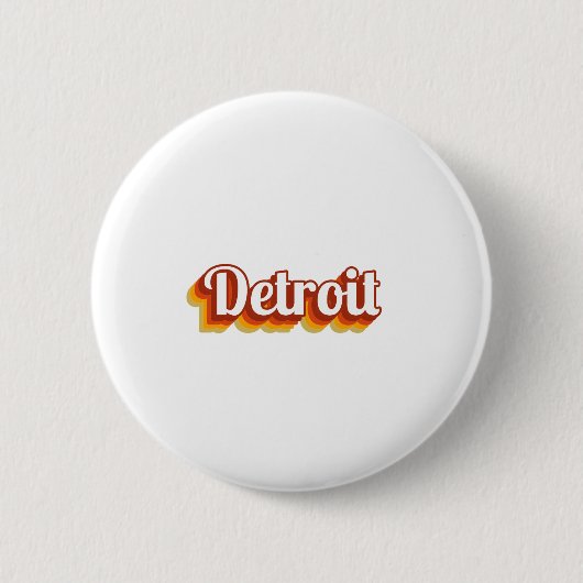Detroit Ronde Button 5,7 Cm (Voorkant)