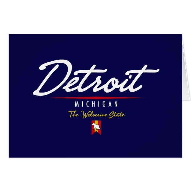 Detroit script (Voorkant Horizontaal)