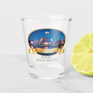 Detroit Shot Glass - Scott Fountain Glas