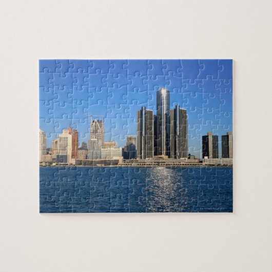 Detroit skyline 2 legpuzzel (Horizontaal)
