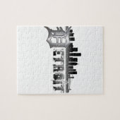 Detroit Skyline Legpuzzel (Horizontaal)
