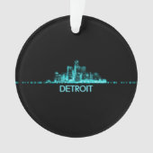 Detroit Skyline Ornament (voorkant)