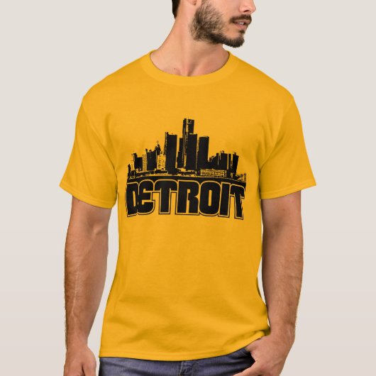 Detroit Skyline T-shirt (Voorkant)