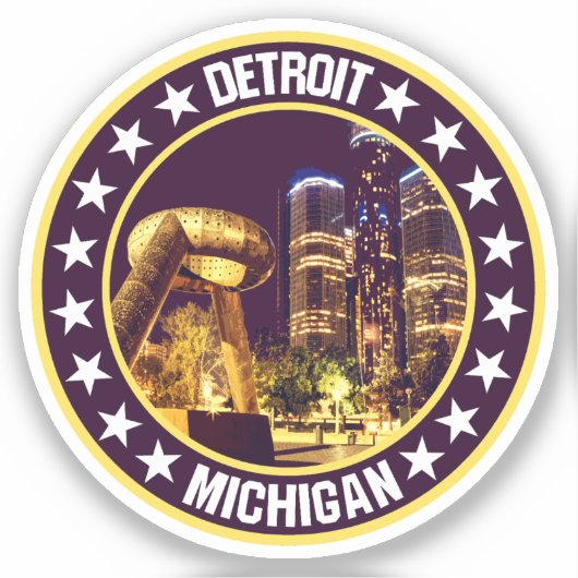 Detroit Sticker (Voorkant)