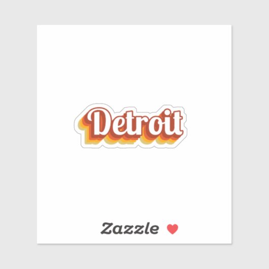 Detroit Sticker (Vel)