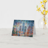 Detroit sur mon esprit I - carte de voeux (Fleur jaune)