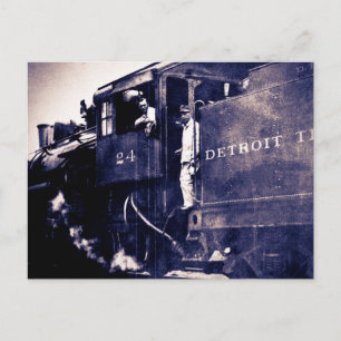 Detroit Terminal Railroad Engine #24 Briefkaart