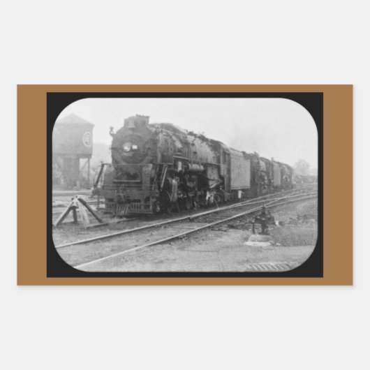 Detroit Terminal Railroad-locomotief Rechthoekige Sticker (Voorkant)