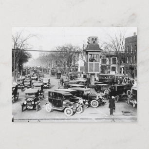 Detroit Traffic Congestit Briefkaart