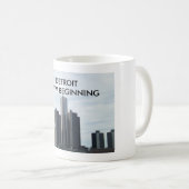 Detroit une nouvelle tasse commençante du blanc (Devant droit)