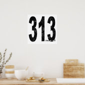 Detroit voor nood 313 poster (Keuken)