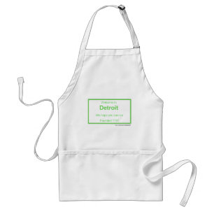 Detroit Welkom Standaard Schort