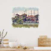 Detroit Yacht Club Poster (Keuken)